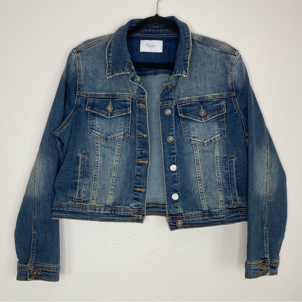 KanCan Denim Jacket Large